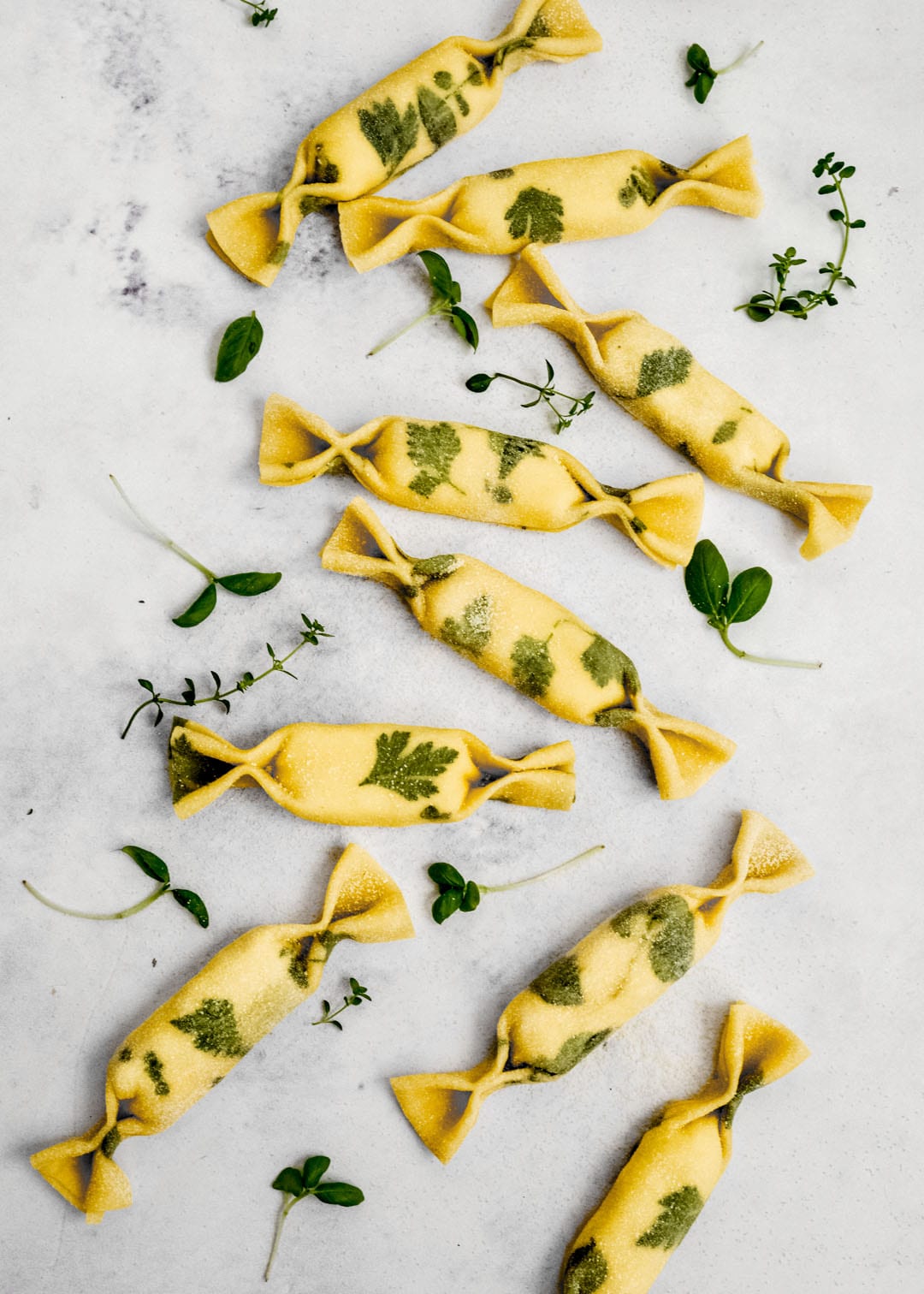 סוכריות פסטה במילוי גבינות